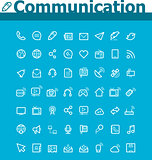 Communication icon set