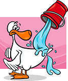 water off a ducks back cartoon