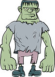 Cartoon Frankenstein monster