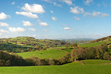 Large pastureland in Wales