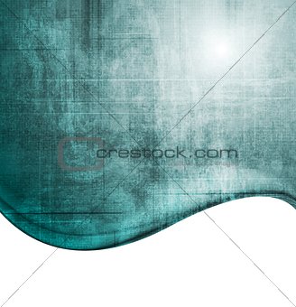 Grunge waves abstract design