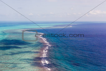 Barrier reef in the Caribbean