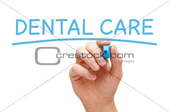 Dental Care Blue Marker