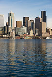 Waterfront Piers Dock Buildings Ferris Wheel Boats Seattle Ellio