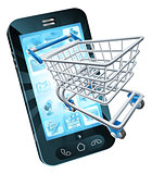 Shopping cart mobile phone