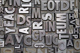 Metal Letterpress Type