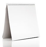 Desk Calendar isolated on white 