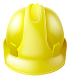 Yellow Hard Hat Safety Helmet