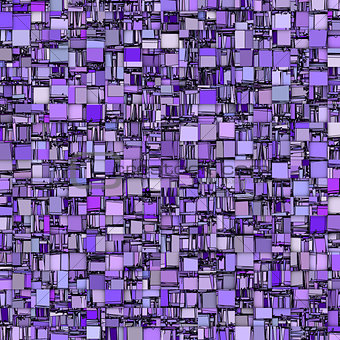 abstract tile mosaic backdrop in purple