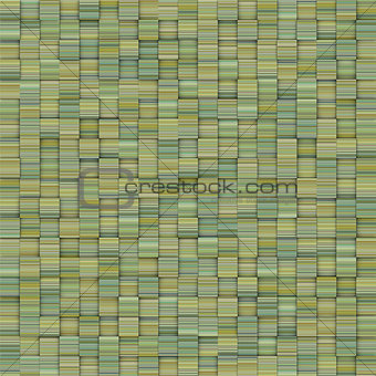 mosaic tiled yellow green striped backdrop