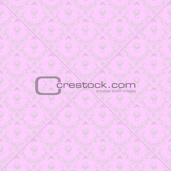 Pink colour lovely seamless pattern