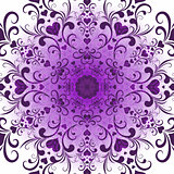 Violet round pattern