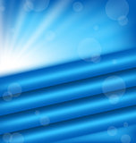 Abstract background with blue rays