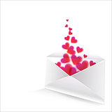 Heart in the envelope