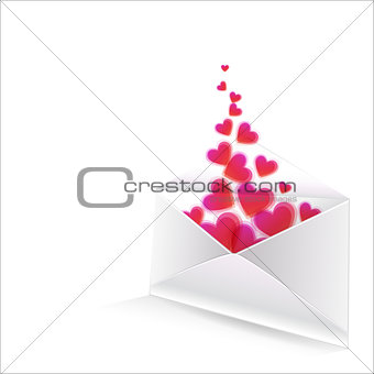 Heart in the envelope
