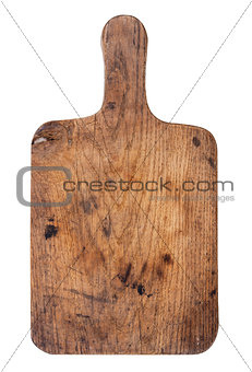 Old wooden kitchen board