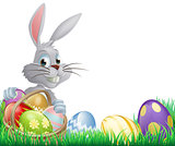 Easter eggs bunny