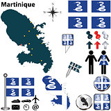 Map of Martinique