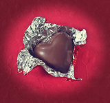 Valentine candy heart.
