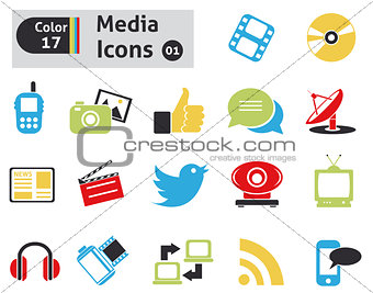 Media icons 