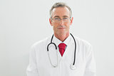 Portrait of a serious confident male doctor