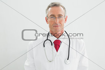 Portrait of a serious confident male doctor