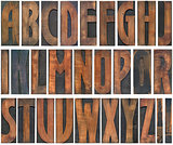 Wooden Letters Cutout