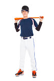 Portrait of a asian Young adult baseball player
