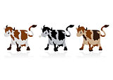 Abstract cow collection