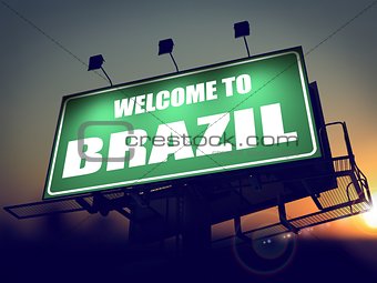 Welcome to Brazil Billboard at Sunrise.