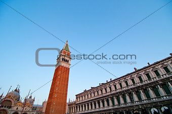 Venice Italy Saint Marco square view