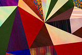 Abstract triangles geometric multicolored pattern, mosaic