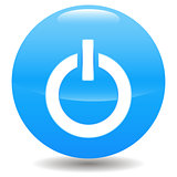 Power blue circle logo
