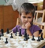 Girl with chess