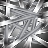 Abstract vector metallic design
