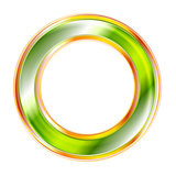 Elegant vector shiny circle logo