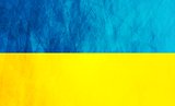 Ukrainian grunge flag