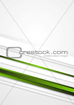 Elegant green stripes vector background
