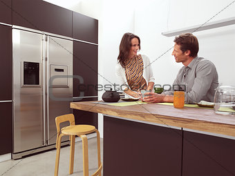 couple in the kitchen aa