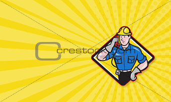 Telephone Repairman Lineman Worker Phone