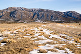 Highway 93 Great Basin HWY Cuts into Nevada Mountain Landscape