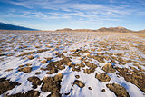 Winter Tundra Desert Landscape Great Basin Area Western USA