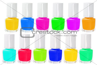 Colourful Nail Polishes 