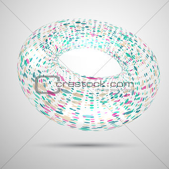 Abstract sphere background