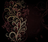 Design floral vector background
