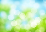 Abstract nature bokeh background