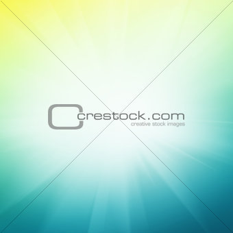 Abstract background with sun beam