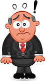 Business Cartoon - Boss Man Shocked