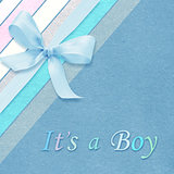 Baby boy arrival card