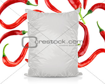 White Blank Foil Food Bag